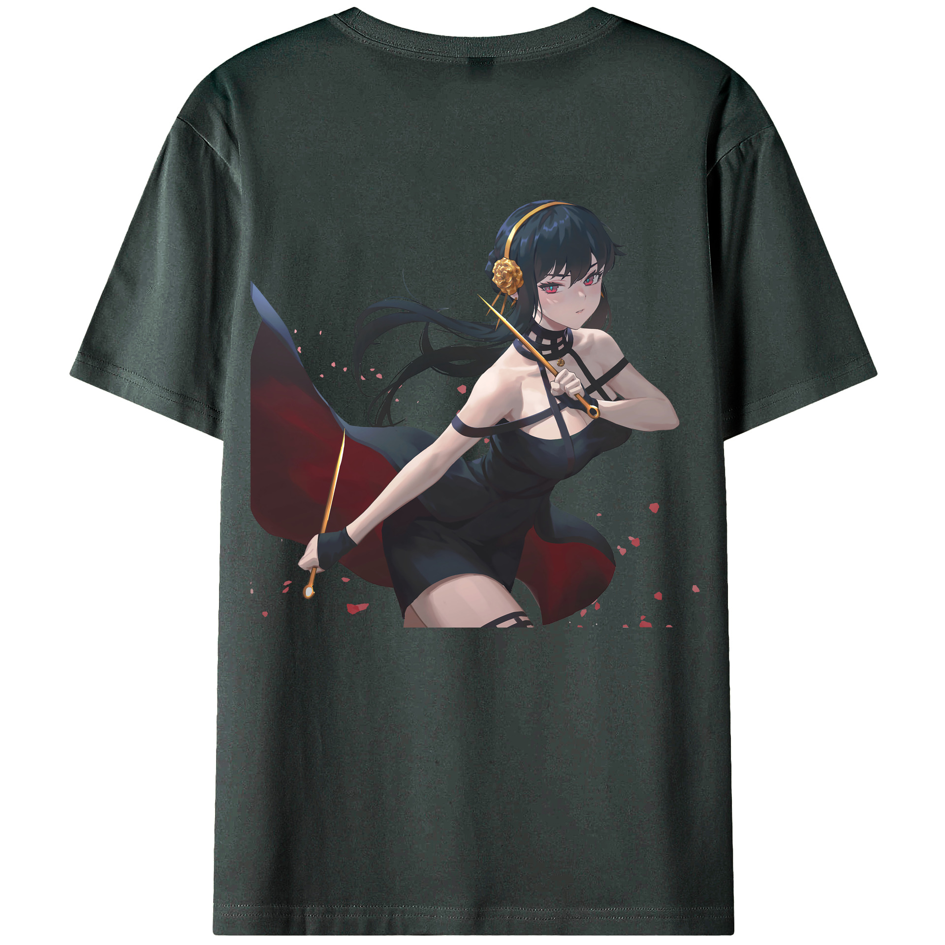 （画像用） SPY×FAMILY间谍家家酒 綿100％ メンズ半袖Tシャツ（バックプリント） 通気性